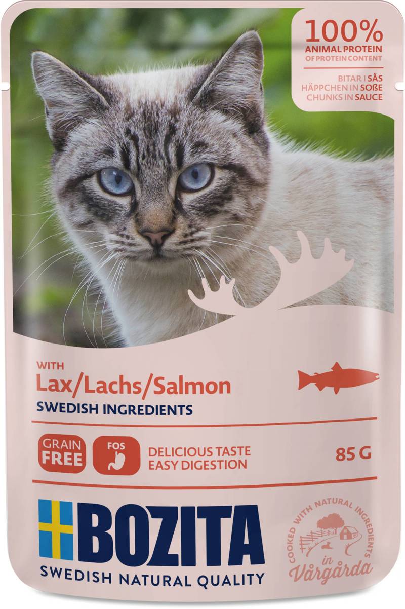 BOZITA FELINE POUCH SALMON 12X85 GR
