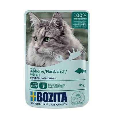 BOZITA FELINE POUCH JELLY PERCH 12X85 GR