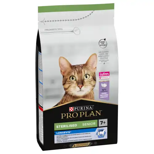 Pro Plan Kat Sterilised Senior Kalkoen 1500 Gr