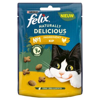 FELIX SNACKS NTRL DELICIOUS KIP 50 GR