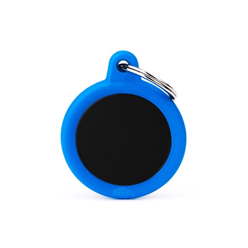 BLACK CIRCLE ALU BLUE RUBBER