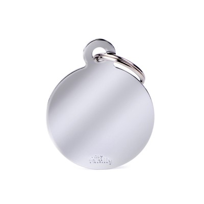 MYFAMILY CIRCLE BIG CHROMED BRASS FOR TAG MACHINE ST