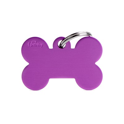 MYFAMILY BONE BIG ALLUMINUM PURPLE FOR TAG MACHINE ST