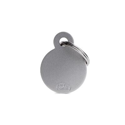 MYFAMILY CIRCLE SMALL ALLUMINUM GREY FOR TAG MACHINE ST