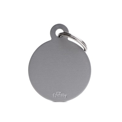 MYFAMILY CIRCLE BIG ALLUMINUM GREY FOR TAG MACHINE ST