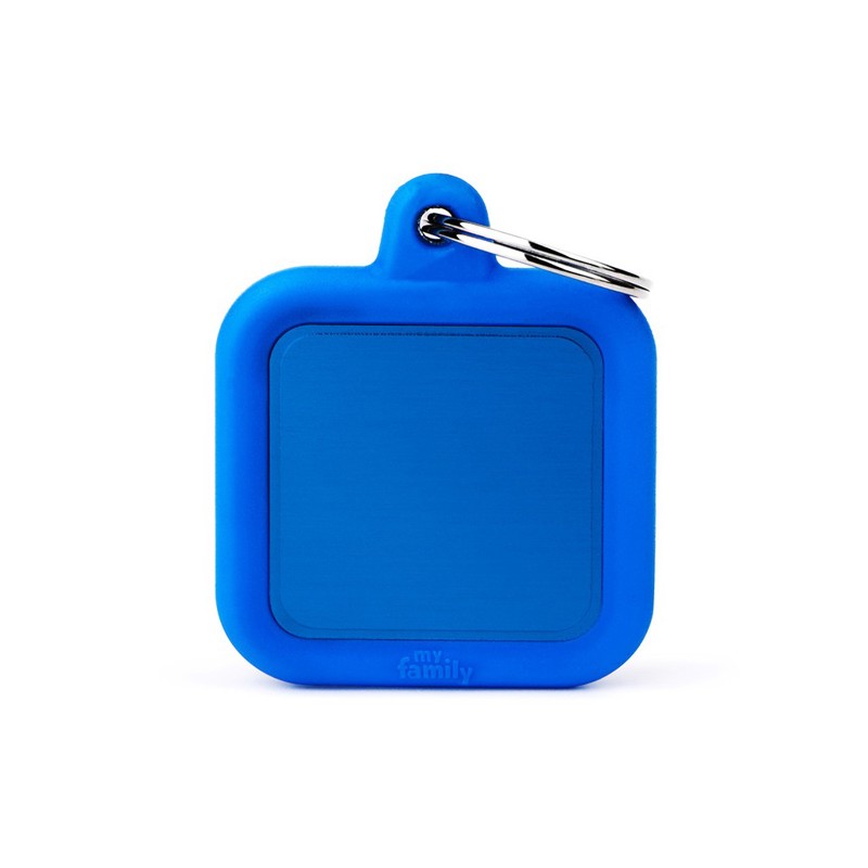 MYFAMILY BLUE SQUARE ALU BLUE RUBBER 1 ST