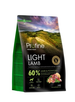 PROFINE DOG DRY LIGHT LAMB
