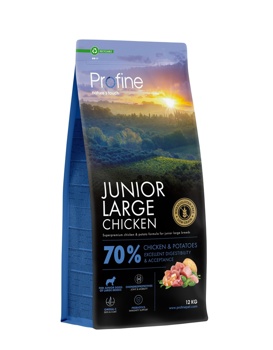 PROFINE DOG DRY JUNIOR LARGE CHICKEN 12KG