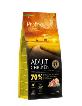 PROFINE DOG DRY ADULT CHICKEN 12KG