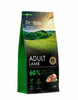 PROFINE DOG DRY ADULT LAMB 12KG