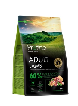 PROFINE DOG DRY ADULT LAMB 3KG