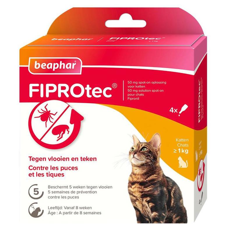 BEAPHAR FIPROTEC KAT 4 PIP