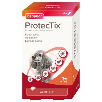 BEAPHAR PROTECTIX HOND 1,5-4KG 4 PIP