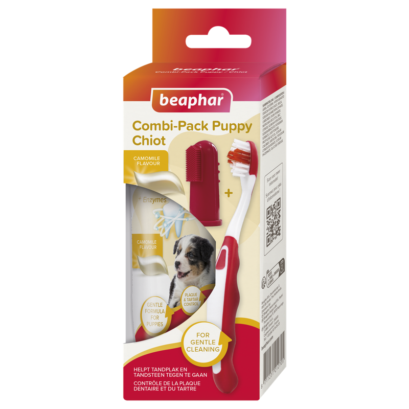 TANDPASTA & BORSTEL COMBIPACK PUPPY