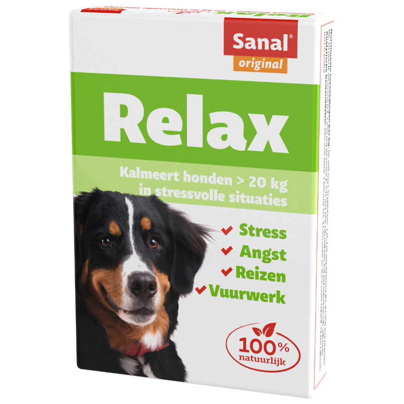 RELAX GROTE HOND VANAF 20KG 15 TABLETTEN