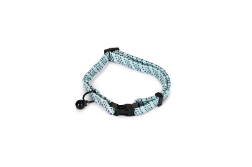 Bz Nylon Kattenbandje Blauw 10X22-33