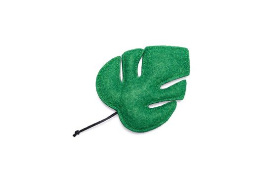 BZ VILT KATTENSPEELGOED JUNGLE BLAD GROEN 13X7X1,5