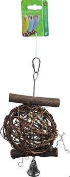 STOK HOUT MET BAL EN BEL L 22 CM