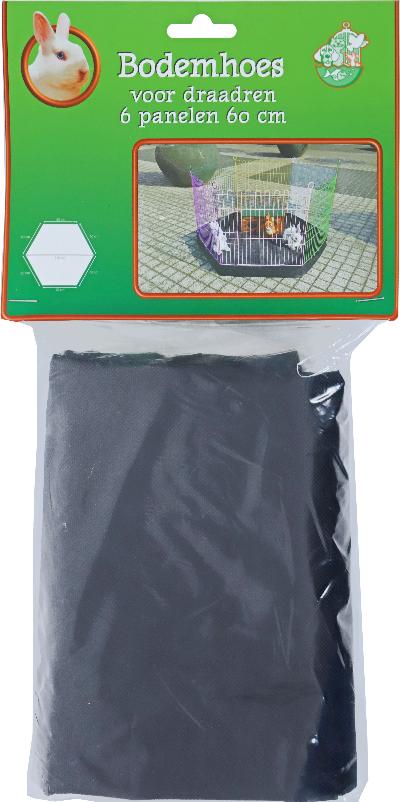 BODEMHOES VOOR DRAADREN ZWART 11 CM HOOG