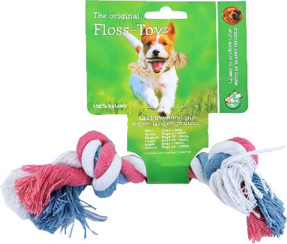 BOON FLOSS-TOY BLAUW/ROZE/WIT MINI
