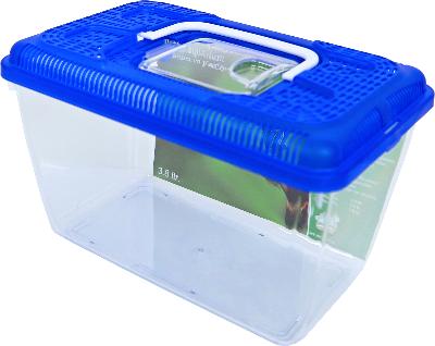 AQUARIUM PLASTIC BLAUW DEKSEL 3.8 LITER