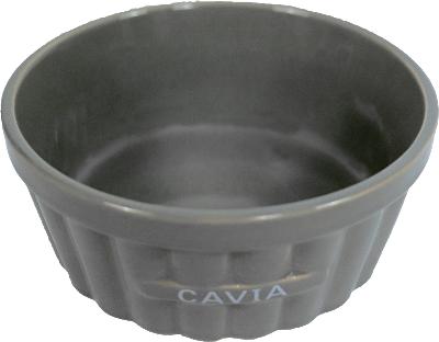 EETBAK STEEN RIBBEL CAVIA TAUPE 12 CM