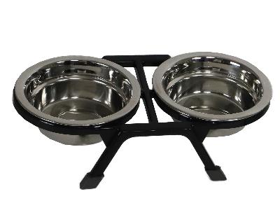DINNERSET PL.+2 RVS BAKKEN ZWART 11,5CM