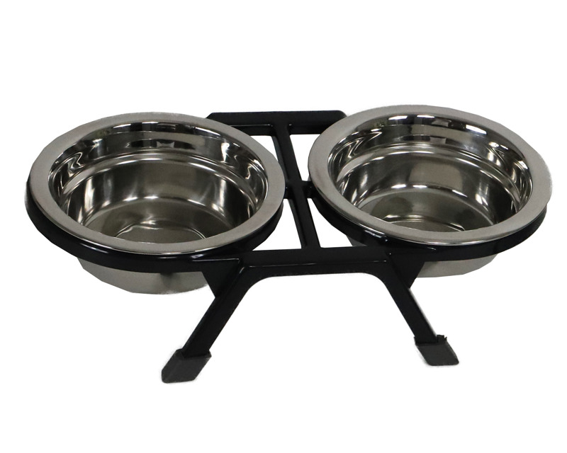 DINNERSET PL.+2 RVS BAKKEN ZWART 11,5CM