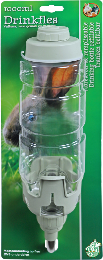 BOONY DRINKFLES+HOUDER+RVS TUIT 1000ML