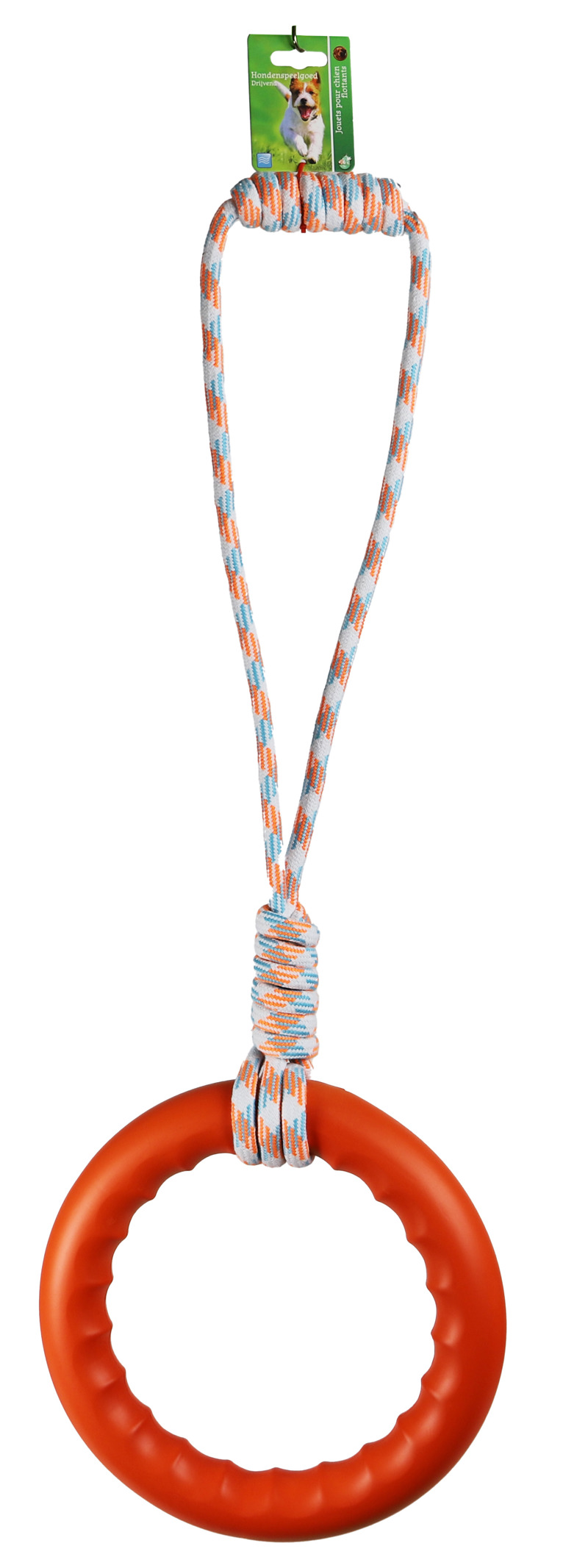 BOON HOND SPEELG. APPORTRING+LUS DRIJVEND ORNJ75/26CM