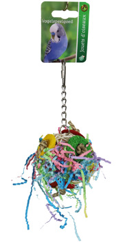 BOON SPEELBAL ROTAN+SLIERTEN+LOOFAH 10CM