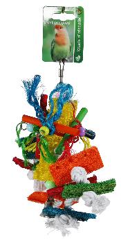 BOON LOOFAHFEEST MET METALEN BEL 25CM