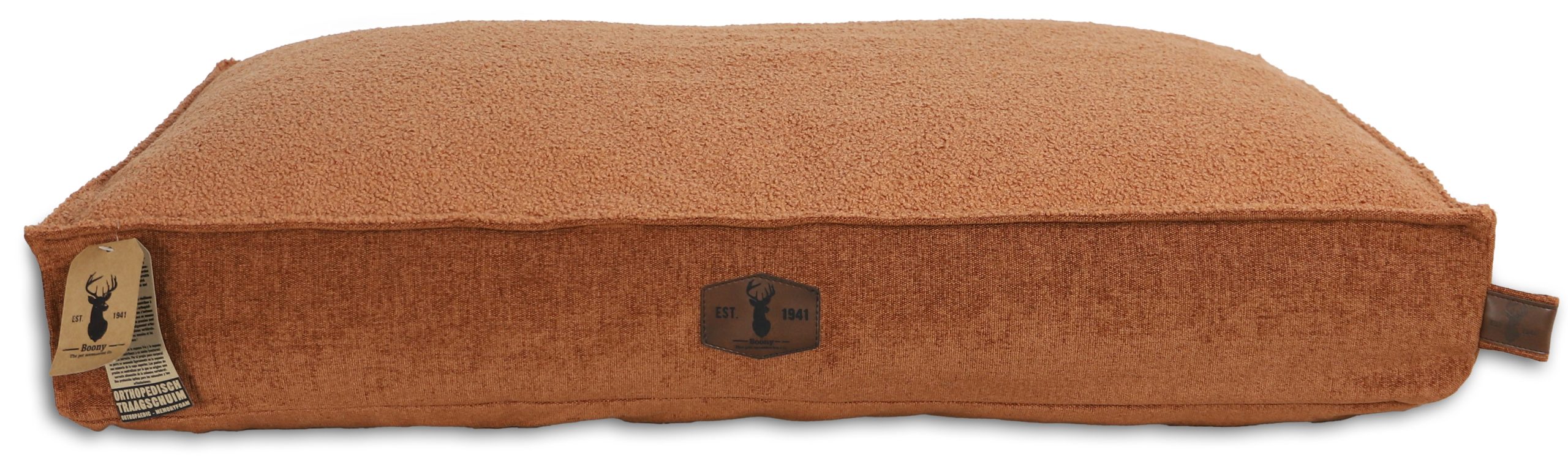 BOONY EST1941 PREMIUM LIGKUSSEN ORTHOPEDISCH RUSTY BROWN 100X70CM