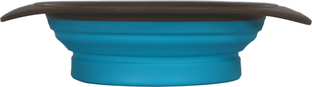 BOON OPVOUWBARE VOER/DRINKBAK GRIJS/BLAUW 23CM