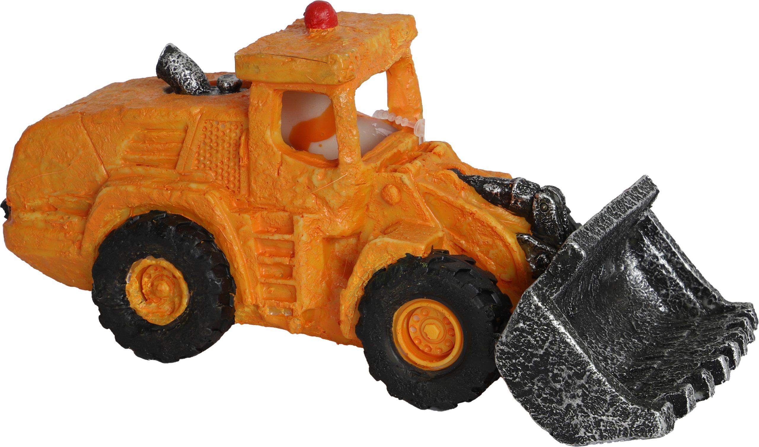 BOON AQUA DECO ORNAMENT BULLDOZER ORANJE 17CM