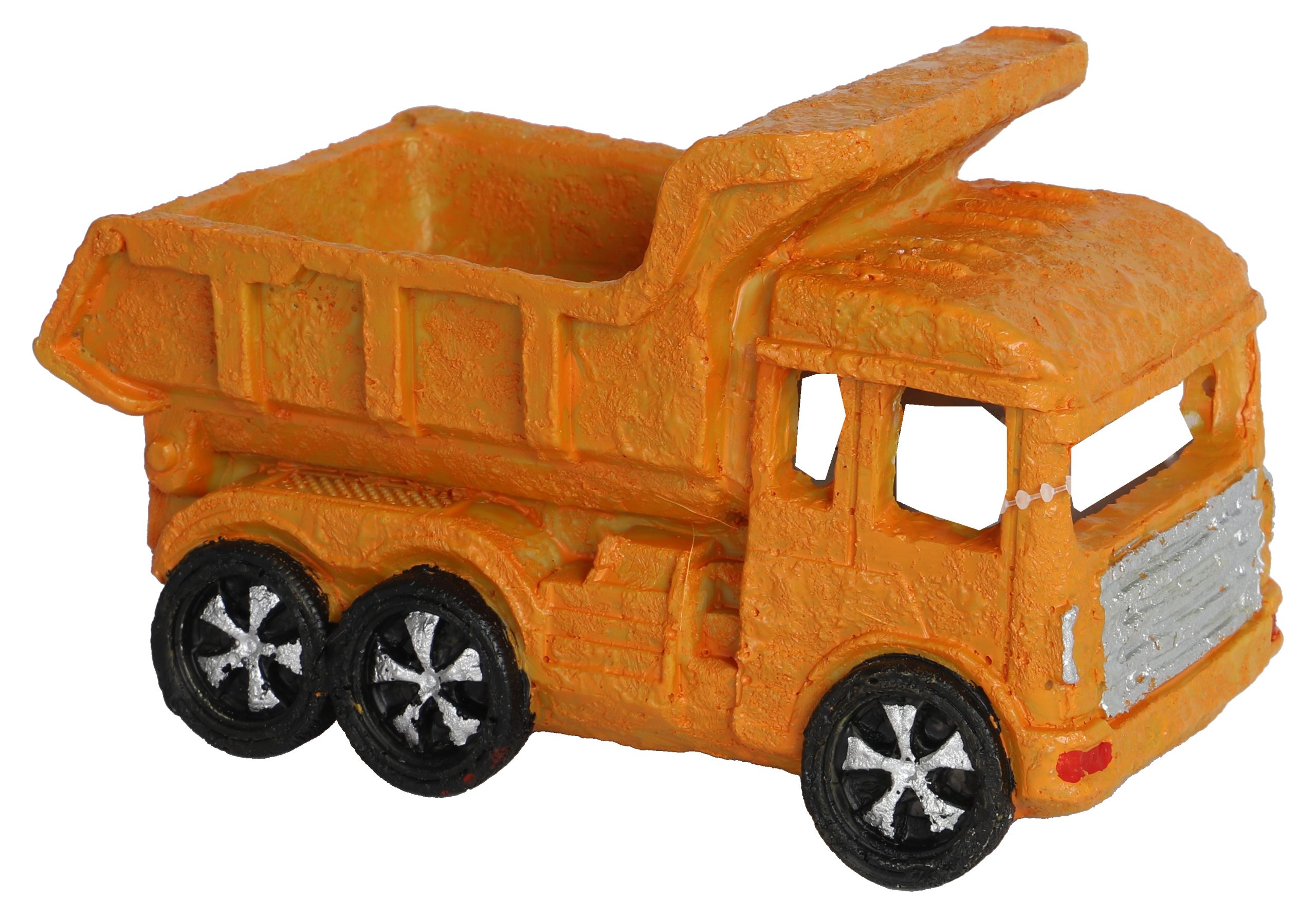 BOON AQUA DECO ORNAMENT KIEPWAGEN ORANJE 13CM
