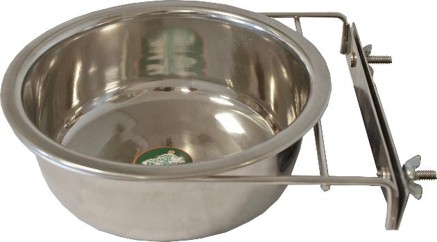 Eetbak Rvs Met Schroefhouder 19 Cm