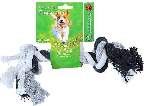 Boon Floss-Toy Zwart/Wit Large