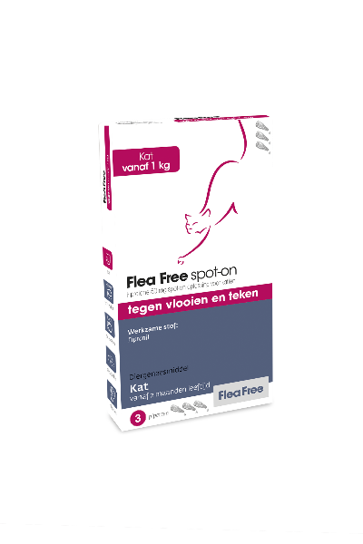 FLEA FREE SPOT-ON KAT 3 PIP