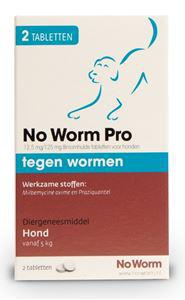 No Worm Pro Hond 2 Tabl