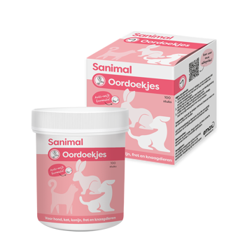 Sanimal Oordoekjes 100 Stuks