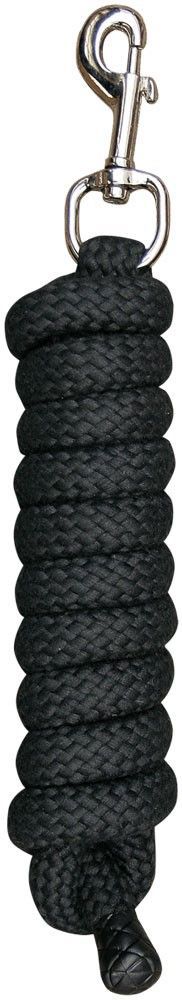HALSTERTOUW MOUNTY, ZILVERKLEURIGE MUSKATON, 2M ZWART
