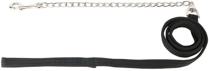 HALSTERLIJN MET KETTING ZWART