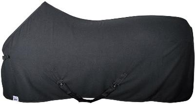 FLEECEDEKEN COLOURS 205CM ZWART