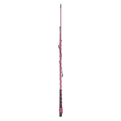LONGEERZWEEP DEELBAAR D180CM ZWART-ROZE