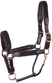 Halster Leder Braided Cob Bruin