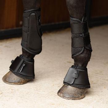 Beenbeschermers Bambooboot M Zwart