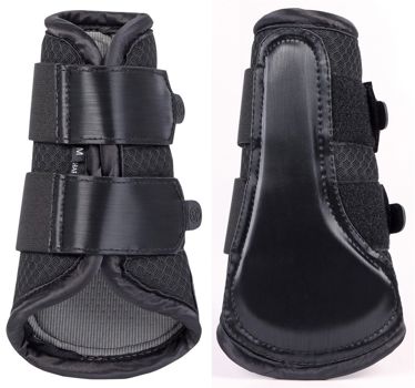 Beenbeschermers Bambooboot L Zwart