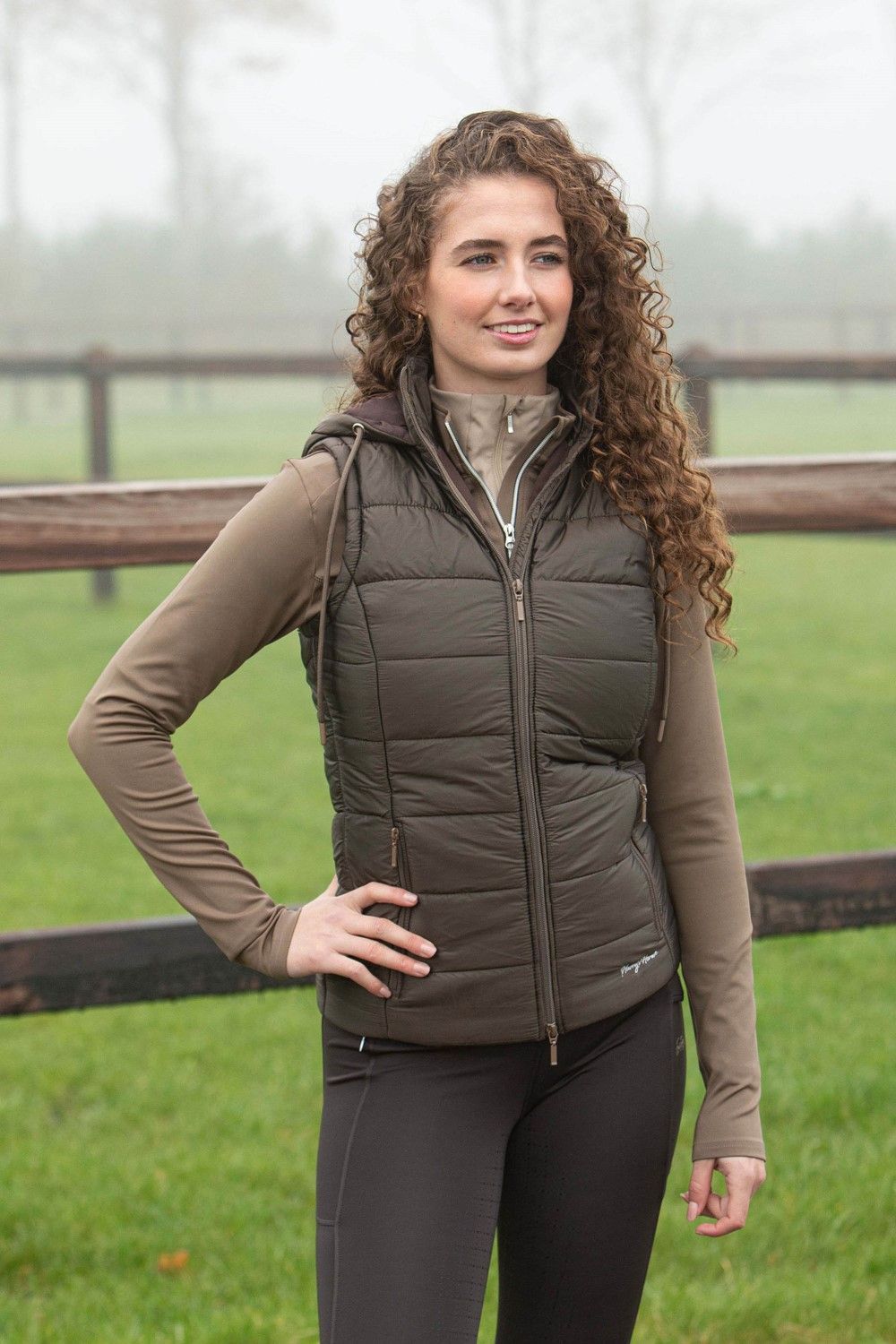 BODYWARMER SPORTY SCOTTI CHOCOLATE-CHIP