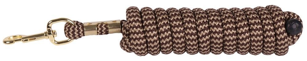 HALSTERTOUW MUSKETON GOUD 3M BROWN-TAUPE